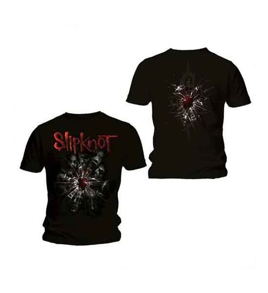 Slipknot: Shattered (Back Print) - Black T-Shirt