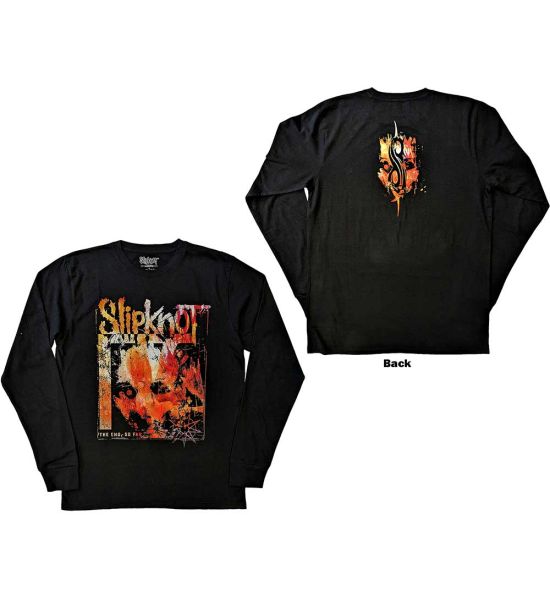 Slipknot: The End, So Far Pepper (Back Print) - Black Long Sleeve T-Shirt