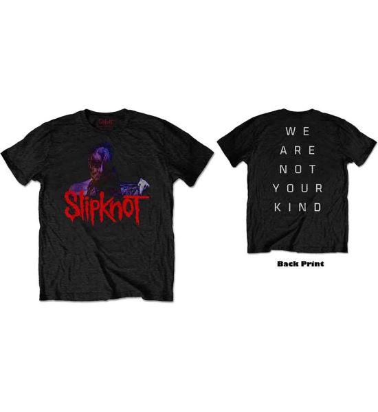 Slipknot: WANYK Back Hit (Back Print) - Black T-Shirt