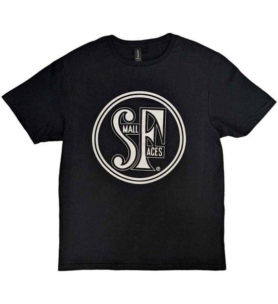 Small Faces: Logo - Black T-Shirt