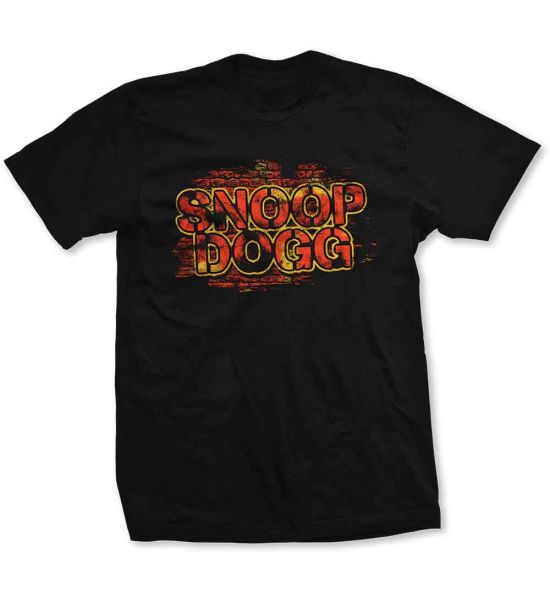 Snoop Dogg: Red Logo - Black T-Shirt