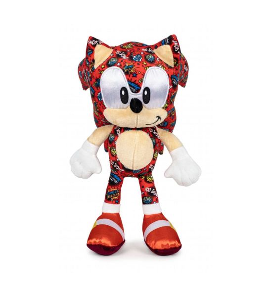 Sonic the Hedgehog: Sonic Plush Figure Pop Comic (30cm) - Merchoid