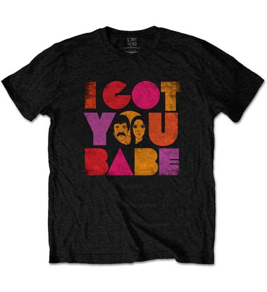 Sonny & Cher: I Got You Babe - Black T-Shirt