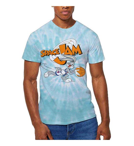 Space Jam: Retro Bugs (Dip Dye, Dye Wash) - Blue T-Shirt