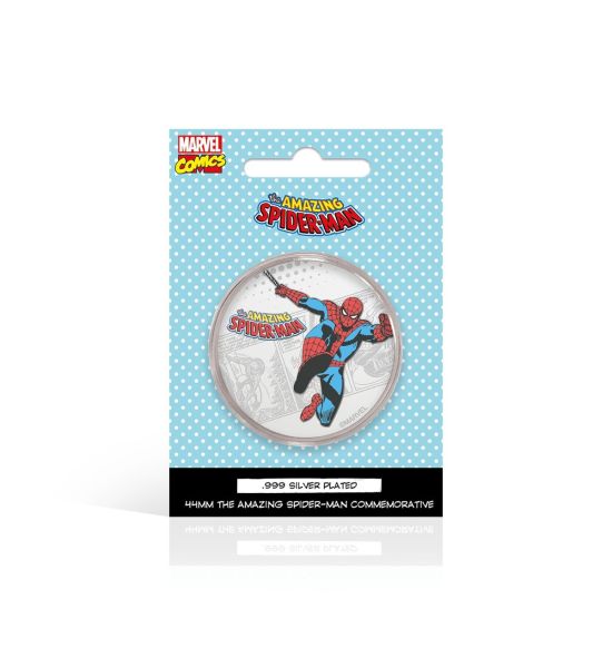 Spider-Man: .999 Silver Plated Commemorative Coin