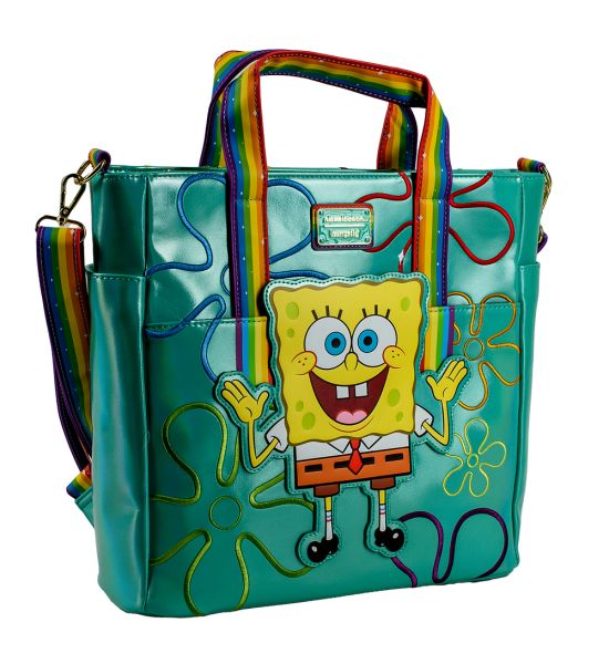 Loungefly: Spongebob Squarepants 25th Anniversary Imagination Convertible Tote Bag