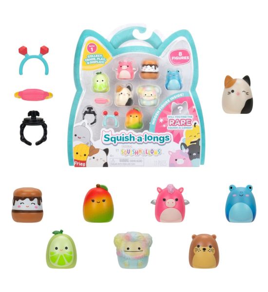 Squishmallow: Squish a longs Mini Figures 8-Pack Style 2 (3cm)