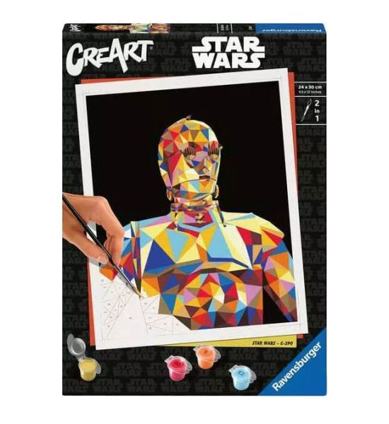 Star Wars: C-3PO CreArt Paint by Numbers Painting Set (24cm x 30cm) Preorder