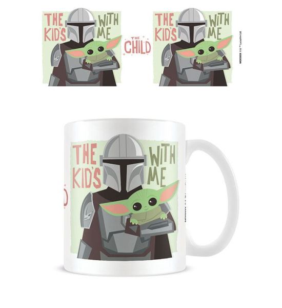 Star Wars: The Mandalorian Mug The Kids With Me Preorder