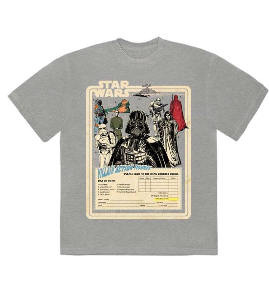 Star Wars: Villain Action Figures T-Shirt