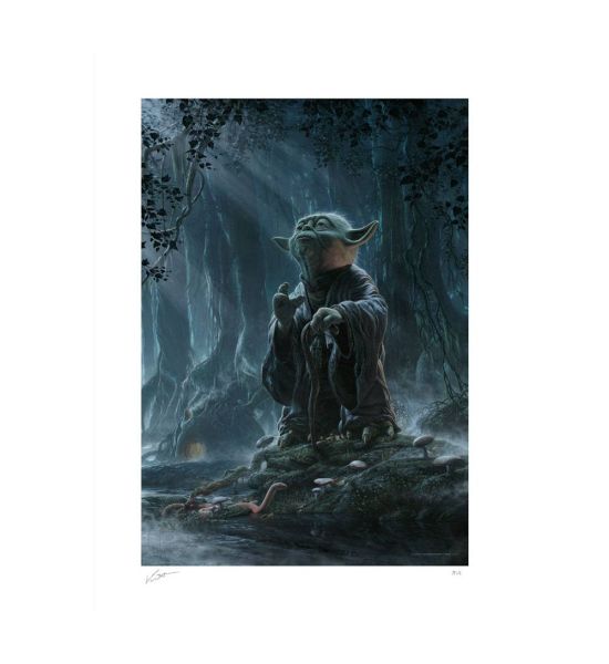 Star Wars: Yoda Luminous Beings Fine Art Print (46x61cm)