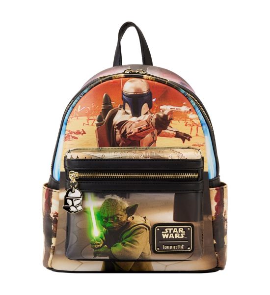 Loungefly Star Wars: Attack Of The Clones Scene Mini Backpack