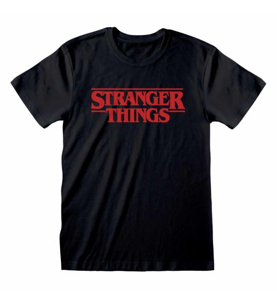 Stranger Things: Logo Black T-Shirt