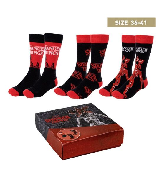 Stranger Things: 3-Pack Socks (35-41)