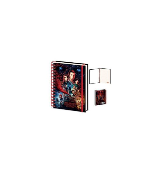 Stranger Things 4: Vecna Wiro Notebook A5 Red Preorder