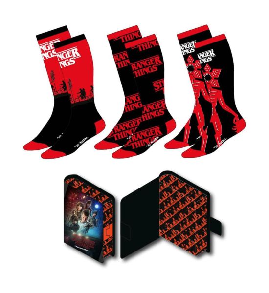 Stranger Things: Socks 3-Pack (38-45) Preorder