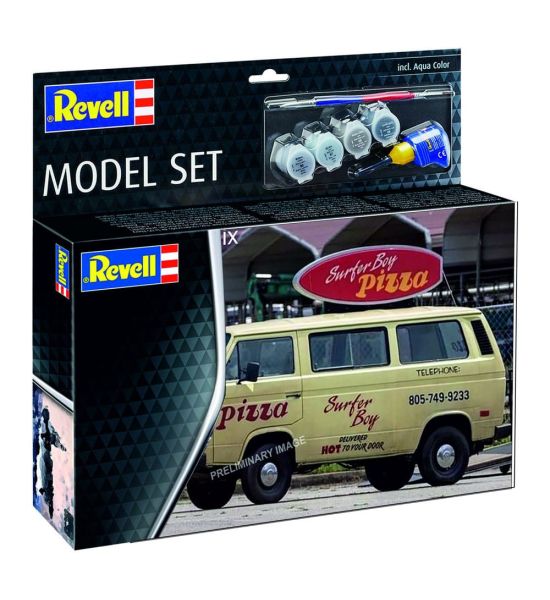 Stranger Things: VW T3 Bus Surfer Boy 1/25 Model Kit Set (19cm) Preorder