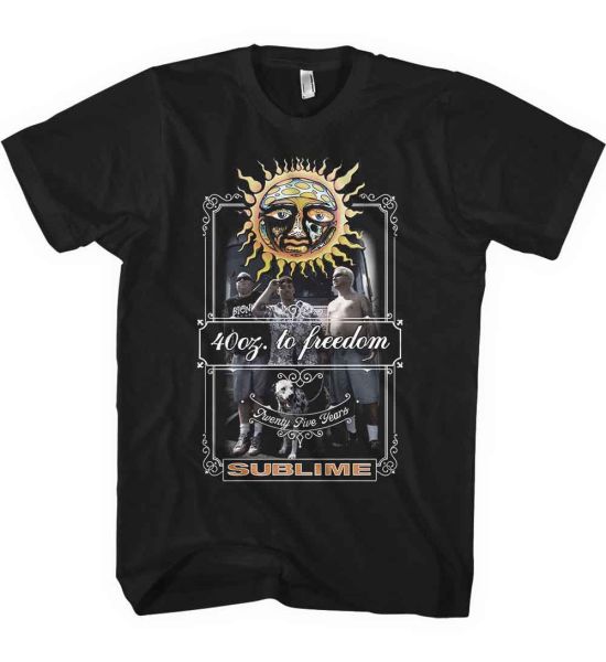 Sublime: 25 Years - Black T-Shirt