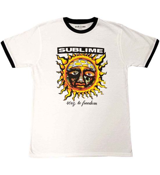 Sublime: 40oz. To Freedom - White T-Shirt