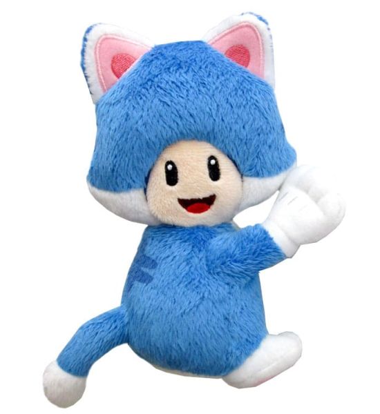 Super Mario: Cat Toad Magnet Plush Figure (15cm)