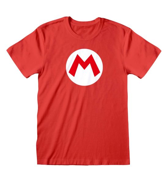 Super Mario Bros: Mario Badge T-Shirt