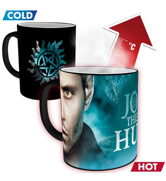 Supernatural: Sam and Dean Symbol Heat Change Mug Preorder