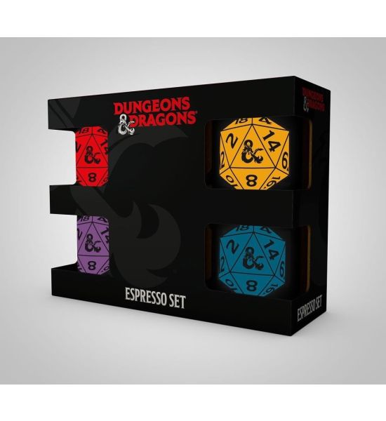 Dungeons & Dragons: D20 Espresso Mug Set Preorder