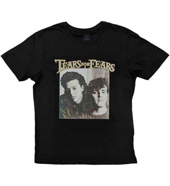 Tears For Fears: Throwback Photo - Black T-Shirt