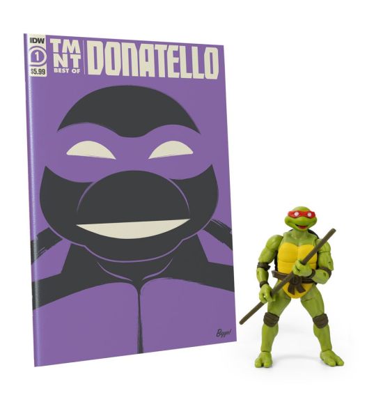 Teenage Mutant Ninja Turtles: Donatello BST AXN x IDW Action Figure & Comic Book Exclusive (13cm) Preorder