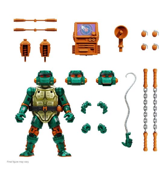 Teenage Mutant Ninja Turtles: Michelangelo Warrior Metalhead Ultimates Action Figure (18cm) Preorder