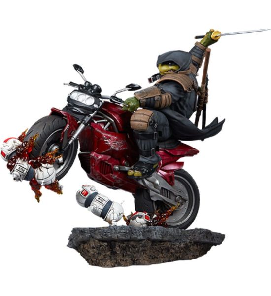 Teenage Mutant Ninja Turtles: The Last Ronin On Bike 1/4 Statue (53cm) Preorder