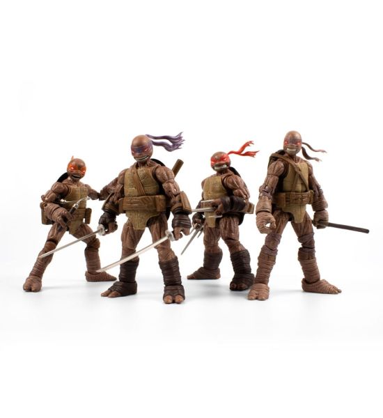 Teenage Mutant Ninja Turtles: Zombie Turtle BST AXN Action Figures 4-Pack (IDW Comics) (13cm) Preorder