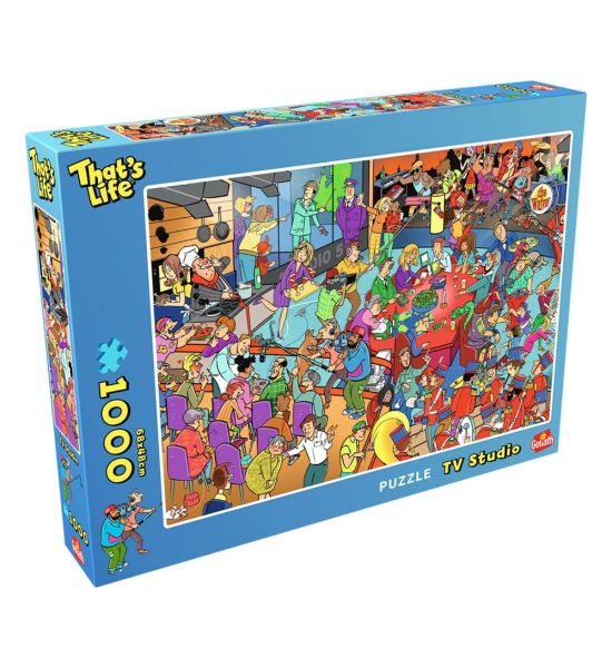 That’s Life: TV Studio Bix Box Puzzle (1000 pieces) Preorder