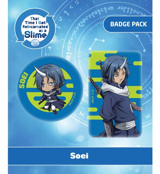 That Time I Got Reincarnated as a Slime: Soei Pin Badges 2-Pack