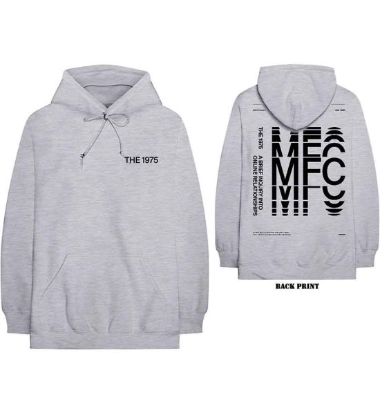 The 1975: ABIIOR MFC (Back Print) - Grey Pullover Hoodie