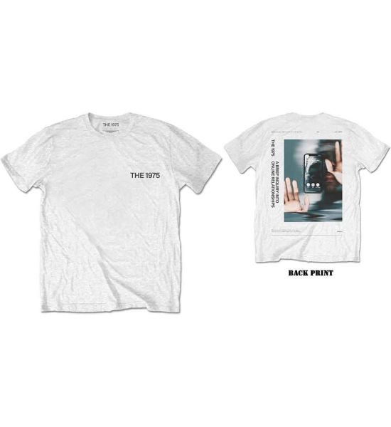 The 1975: ABIIOR Side Face Time (Back Print) - White T-Shirt