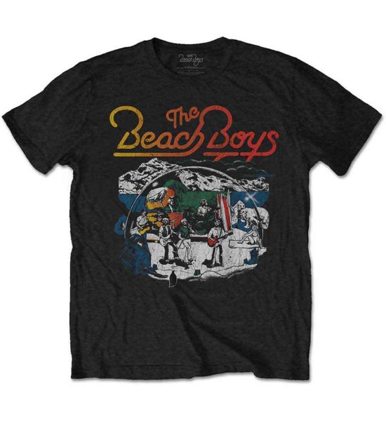 The Beach Boys: Live Drawing - Black T-Shirt