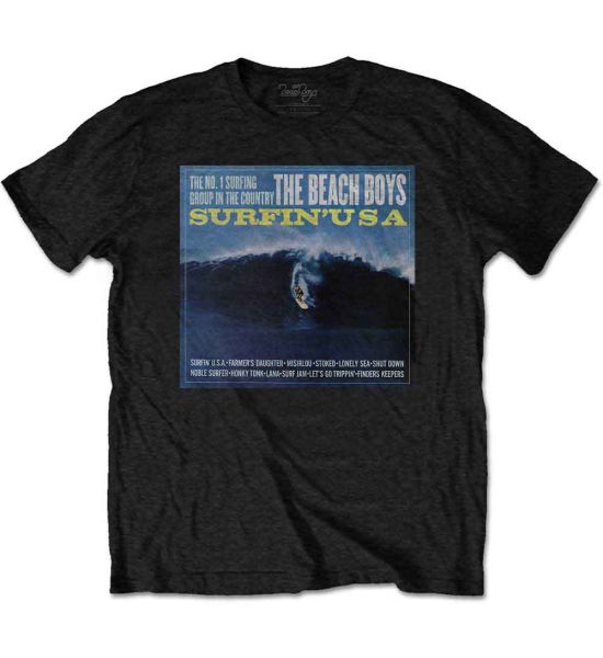 The Beach Boys: Surfin' USA - Black T-Shirt