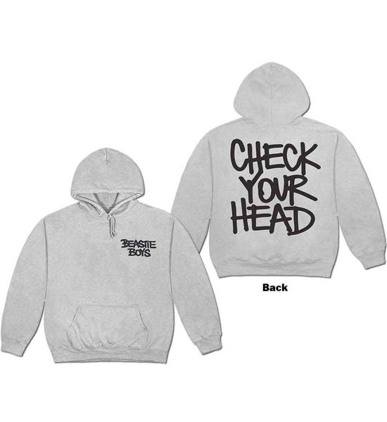 The Beastie Boys: Check Your Head (Back Print) - Grey Pullover Hoodie