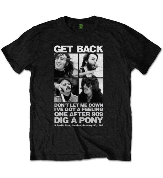 The Beatles: 3 Savile Row - Black T-Shirt