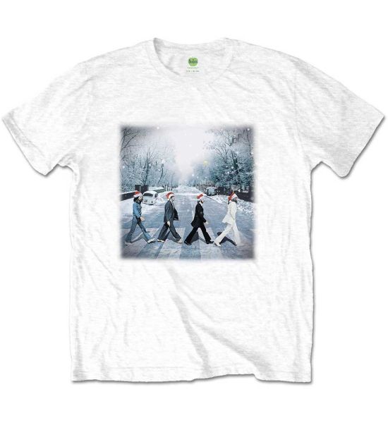 The Beatles: Abbey Christmas - White T-Shirt