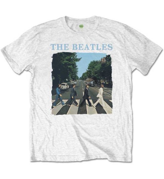 The Beatles: Abbey Road & Logo - White T-Shirt