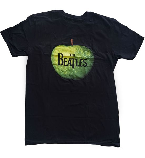 The Beatles: Apple Logo - Black T-Shirt