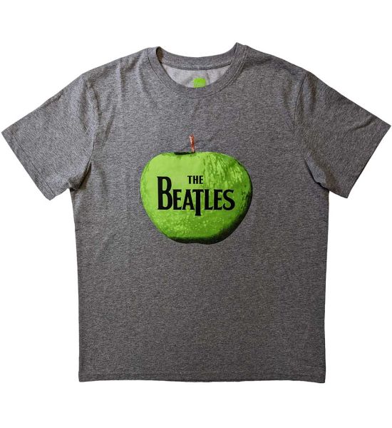 The Beatles: Apple Logo - Grey T-Shirt