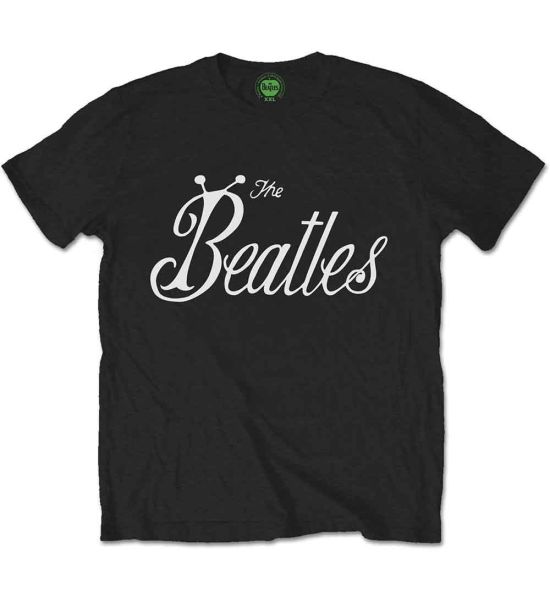 The Beatles: Bug Logo - Black T-Shirt