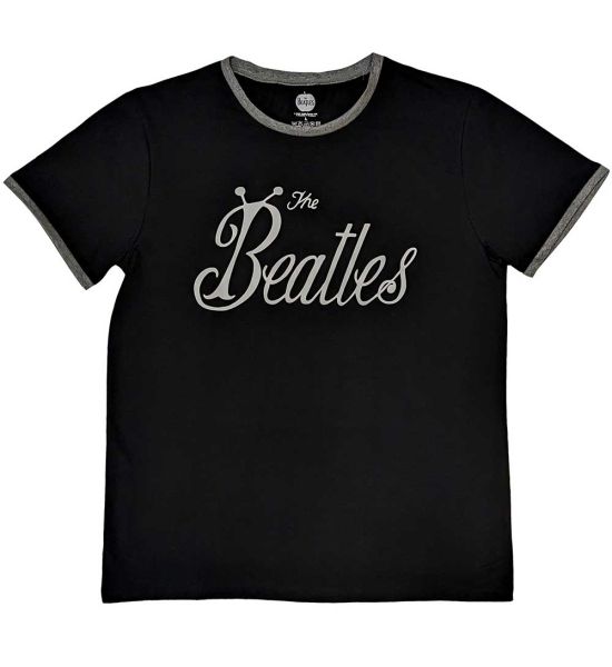 The Beatles: Bug Logo - Khaki Green T-Shirt