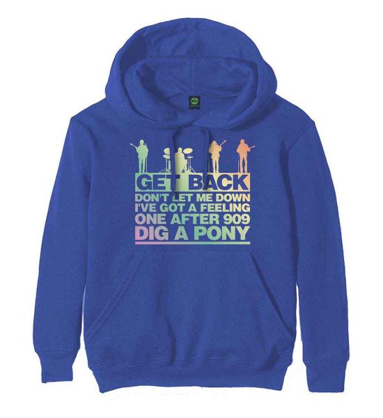 The Beatles: Get Back Gradient - Royal Blue Pullover Hoodie