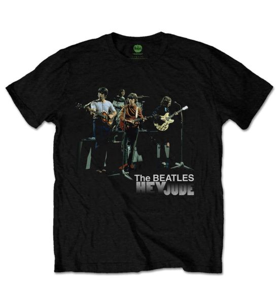 The Beatles: Hey Jude Version 2 - Black T-Shirt