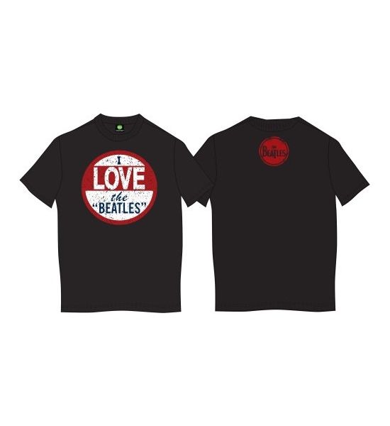 The Beatles: I Love The Beatles - Black T-Shirt