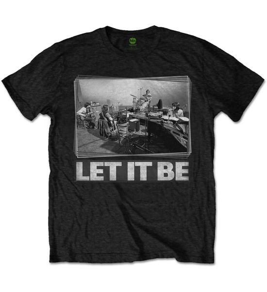 The Beatles: Let It Be Studio - Black T-Shirt